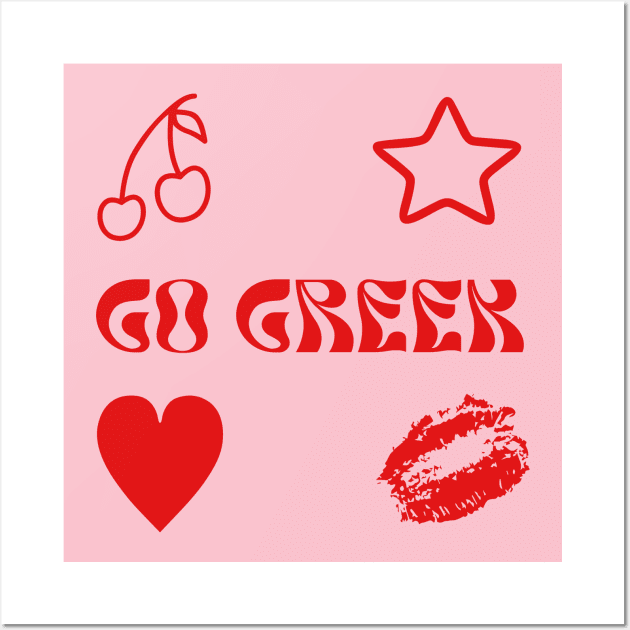 Go Greek! Wall Art by avamariedever